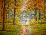 Tchaikovsky House-Museum in Klin. September.
