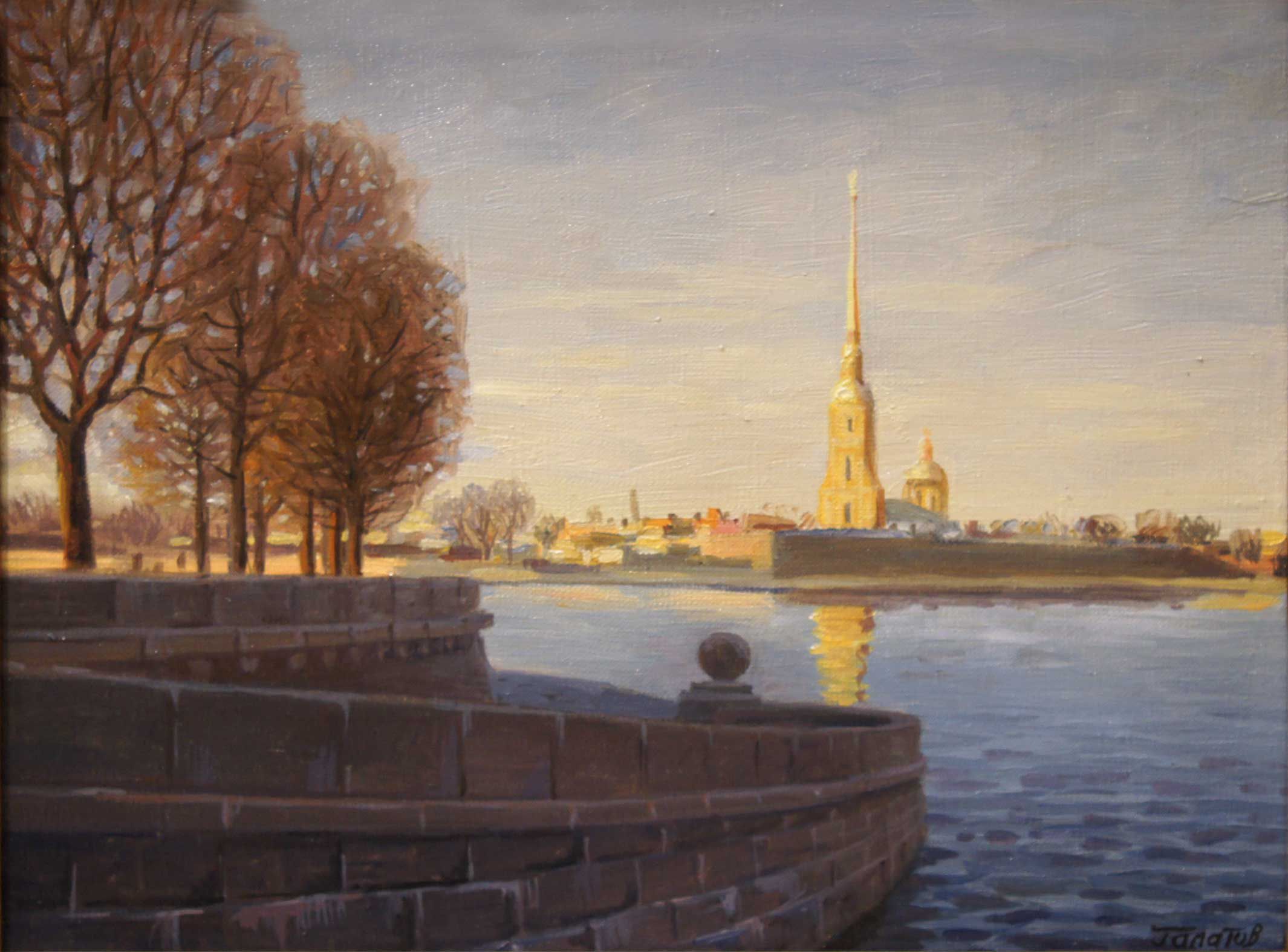 Картины Петропавловской крепости в Санкт-Петербурге