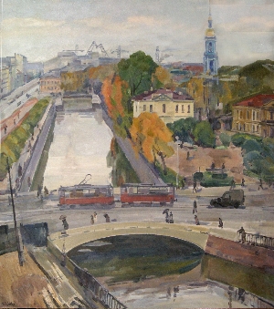 картина Николаевский мост